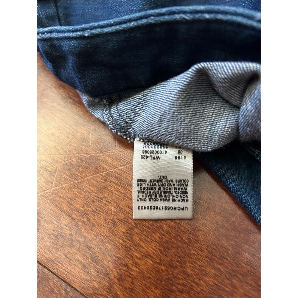 Levi's Women’s Dark Blue Slightly Flared Wide-Leg Jeans, Size 29 - Picture 10 of 11